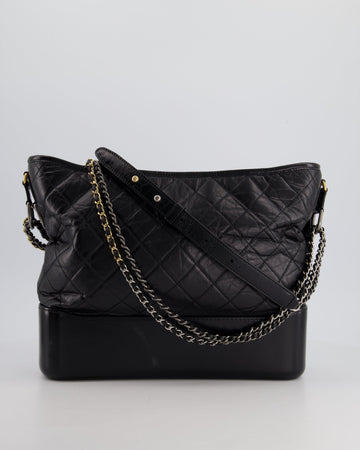 Pearl Street Bags Chanel Black Large Gabrielle Bag in Lambskin Leather with Mixed Hardware