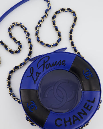 *RARE & FIRE PRICE* Pearl Street Bags Chanel La Pausa Coco Lifesaver Bag in Navy, Black with Champagne Gold Hardware