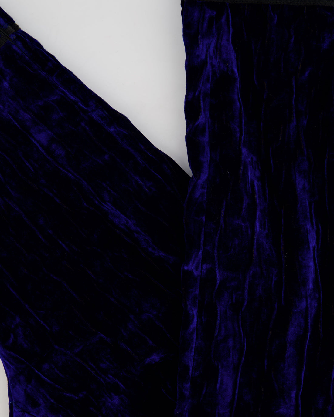 Pearl Street Bags Chanel 12A Electric Blue Velvet Straight-Leg Trors Size FR 38 (UK 10) RRP ¬£1,550