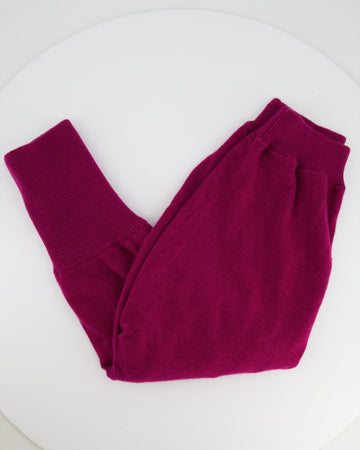Top Quality Chanel Raspberry Pink Capri Trors with White Stripes Detail Size FR 38 (UK 10)