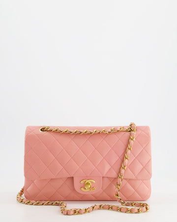 Pearl Street Bags Chanel Baby Pink  Medium Classic Double Flap Bag Lambskin Leather 24K Gold Hardware