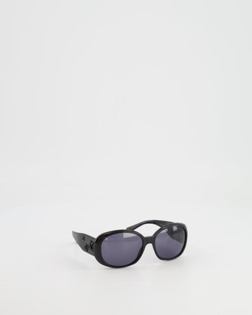 Pearl Street Bags Chanel Black Sunglasses with CC and Camelia Details