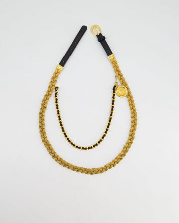 Pearl Street Bags Chanel 98/P  Gold Rope Belt with Medallion Chain Detail
