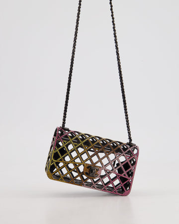 *RARE* Pearl Street Bags Chanel 24C Multi-Colour Crystal Runway Mini Rectangular Flap Bag