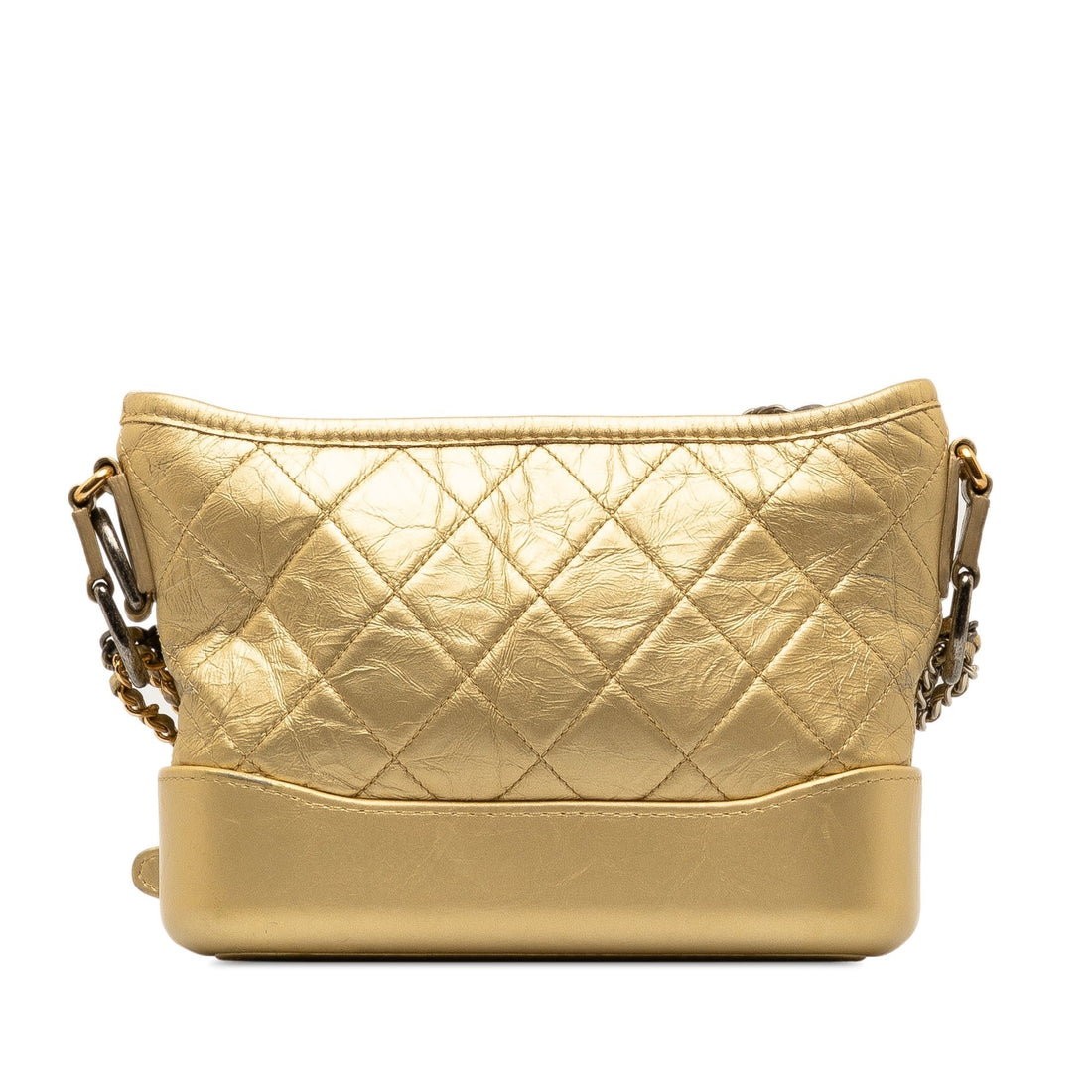 CHANEL Small Metallic Lambskin Gabrielle Crossbody Crossbody Bag