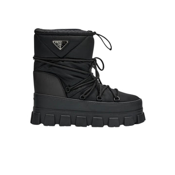PD NYLON GABARDINE APRÈS SKI BOOTIES BLACK 1U007N 3LFV F0002 F 040