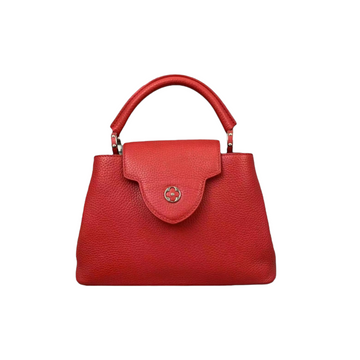 Louis-Vuitton Capucines BB Red Taurillon Leather