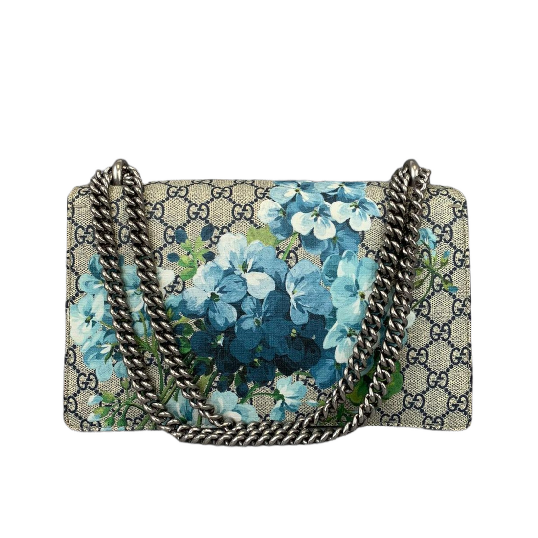 Gucci Small Dionysus GG Blooms Blue RHW
