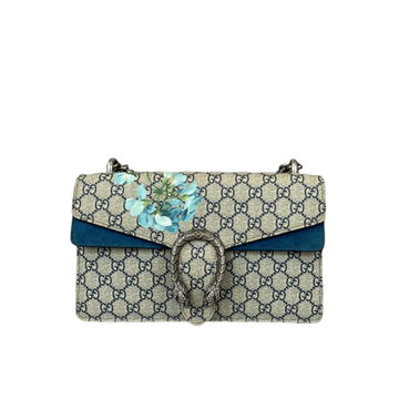 Gucci Small Dionysus GG Blooms Blue RHW