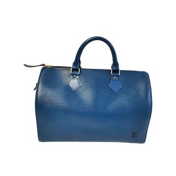 Louis Vuitton Speedy 30 Blue Epi