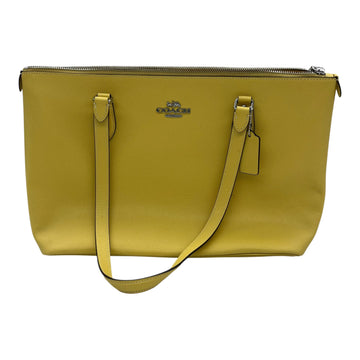 Handbag Designer By Coach In Yellow, Size:Large