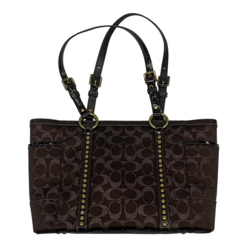 Handbag Designer By Coach In Brown, Size:Medium