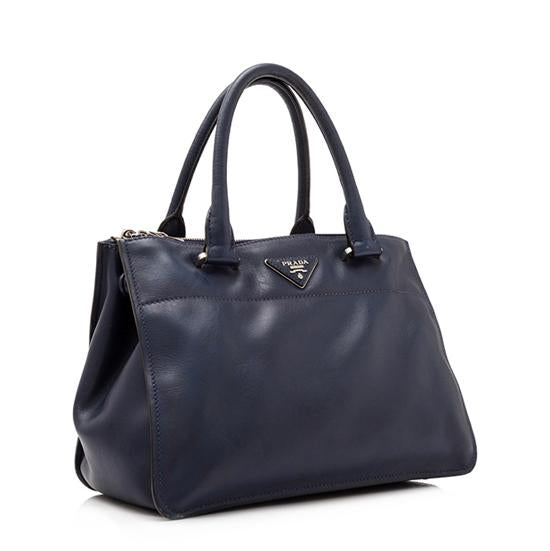 Prada CalBNkin City Double-Zip  Tote - FINAL SALE (SHF-10468)
