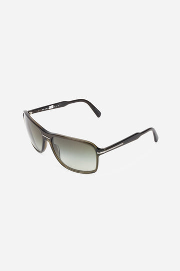 Olive Green Gradient Lens Sunglasses