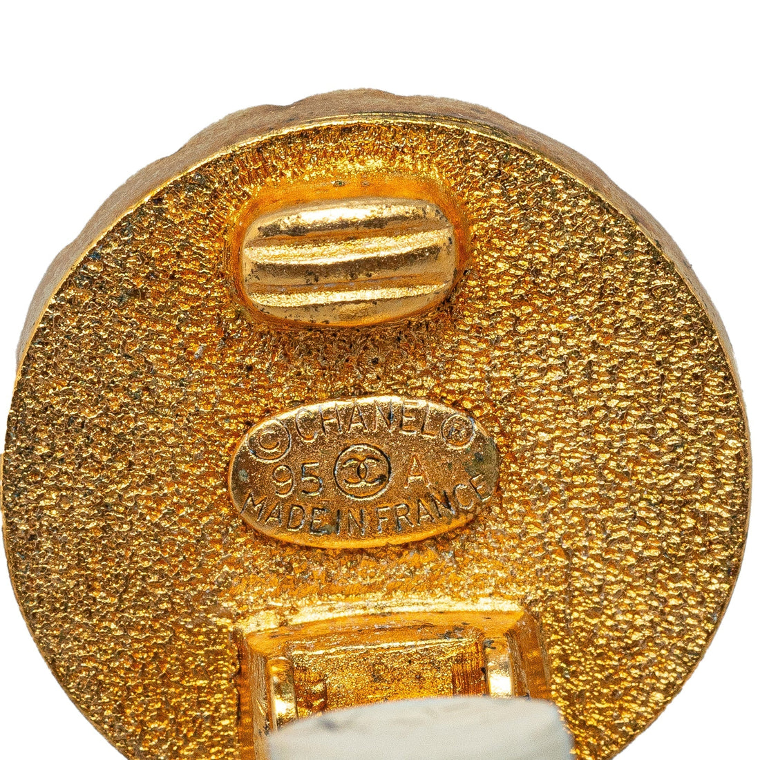 CHANEL CC Clip On Earrings Costume Earrings