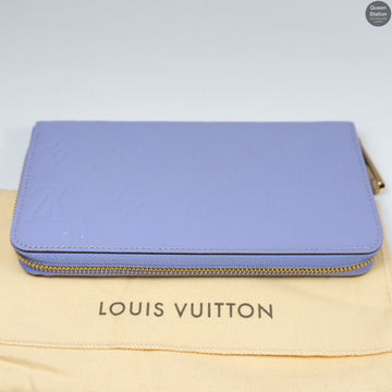 Louis-vuitton Zippy Wallet Purple Vernis Leather