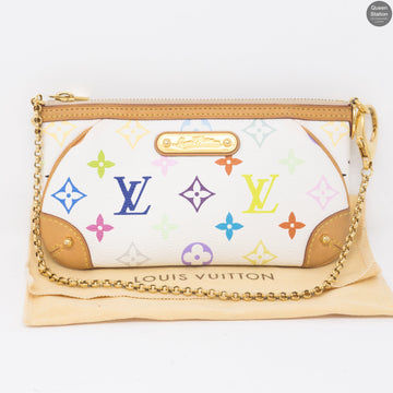 Louis-vuitton Milla Pochette Multicolore White