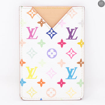 Louis-vuitton Card Holder Multicolore White