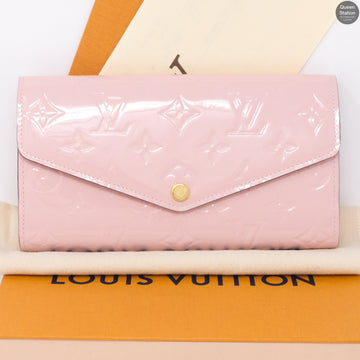 Louis-vuitton Sarah Wallet Vernis Rose Ballerine