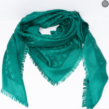 Louis-vuitton Green Monogram Shawl