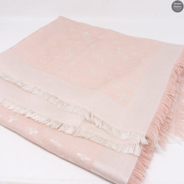 Louis-vuitton Rose Monogram Denim Shawl