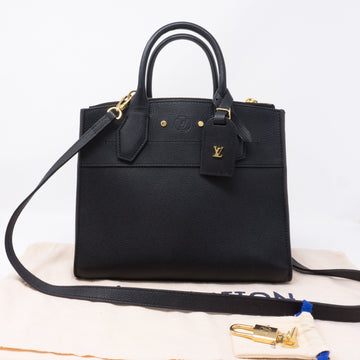 Louis-vuitton City Steamer PM Noir Electric Leather