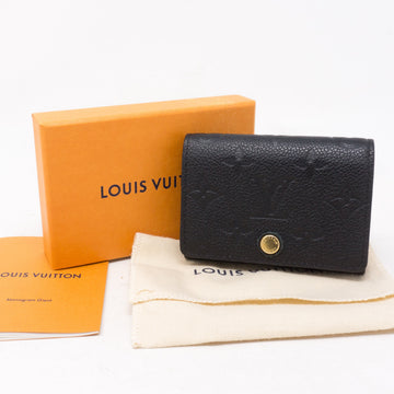 Louis-vuitton Card Holder Black Monogram Empreinte