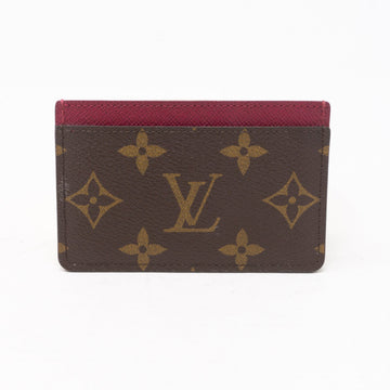 Louis-vuitton Card Holder Monogram Fuchsia