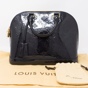 Louis-vuitton Alma PM Bleu Infini Vernis