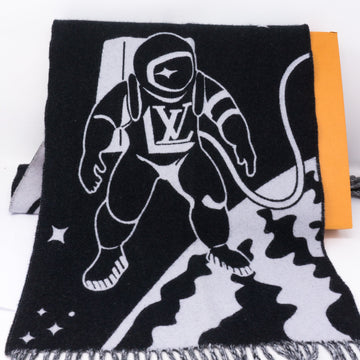 Louis-vuitton Satellite City Scarf Black