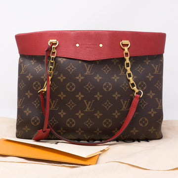Louis-vuitton Pallas Shopper Monogram Red