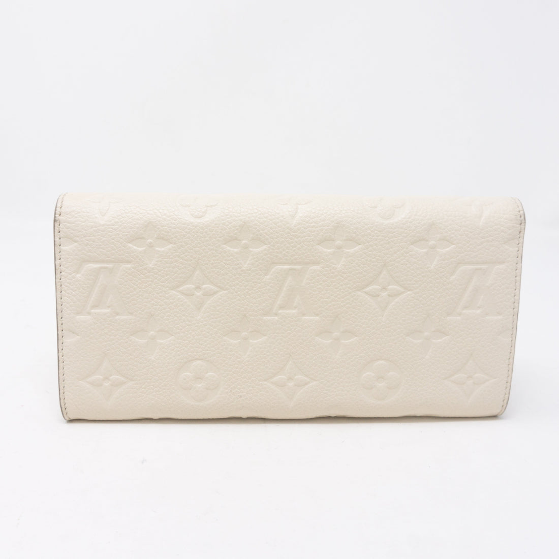 Louis-vuitton Curie Wallet Monogram Empreinte White