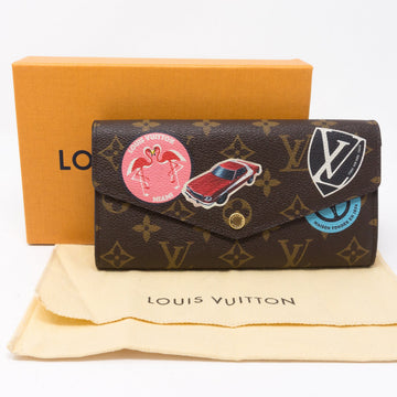 Louis-vuitton Sarah Wallet Monogram World Tour