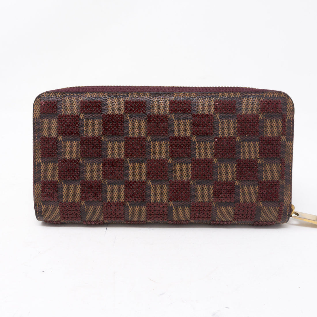 Louis-vuitton Zippy Wallet Damier Paillettes Red
