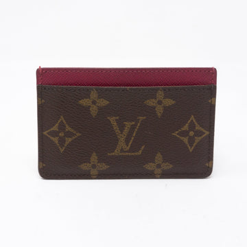 Louis-vuitton Card Holder Monogram Fuchsia