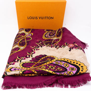 Louis-vuitton Monogram Shawl Paisley Purple