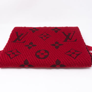 Louis-vuitton Logomania Scarf Ruby
