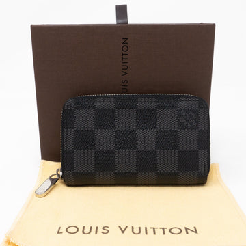 Louis-vuitton Zippy Coin Purse Vertical Damier Graphite