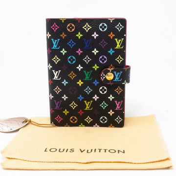 Louis-vuitton Small Ring Agenda Cover Multicolore Black