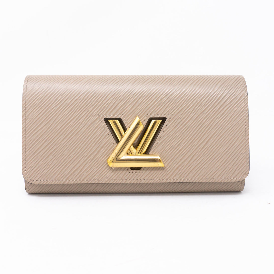Louis-vuitton Twist Wallet Epi Leather Galet Grey
