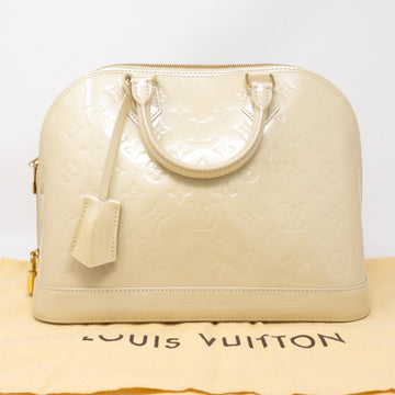 Louis-vuitton Alma PM Vernis Blanc Corail