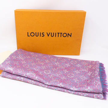 Louis-vuitton Monogram Shawl Infra Rose