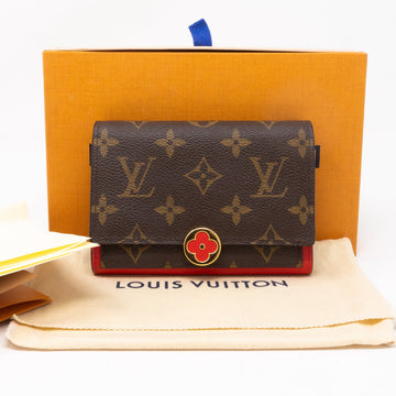 Louis-vuitton Flore Compact Wallet Monogram