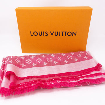 Louis-vuitton Monogram Denim Shawl Freesia