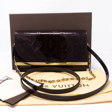 Louis-vuitton Ana Clutch Vernis Amarante