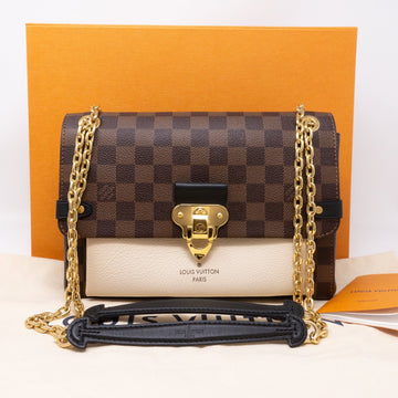 Louis-vuitton Vavin PM Damier Ebene Creme