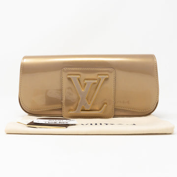Louis-vuitton Pochette SoBe Vernis Beige Poudre