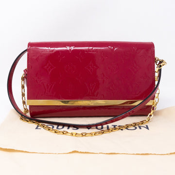 Louis-vuitton Ana Clutch Vernis Indian Rose