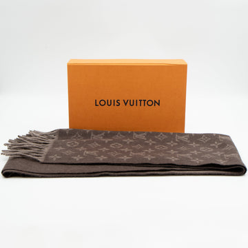 Louis-vuitton Monogram Gradient Scarf Hazelnut