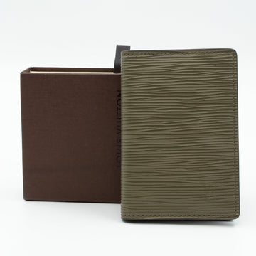 Louis-vuitton Pocket Organiser Khaki Epi Leather